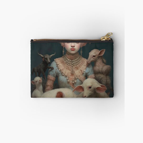 Item preview, Surreal Portrait Girl and Sheeps designed and sold by NBazilenco.