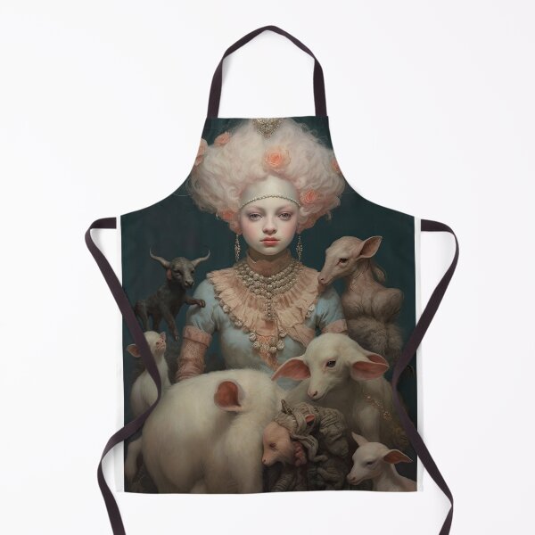 Item preview, Surreal Portrait Girl and Sheeps designed and sold by NBazilenco.