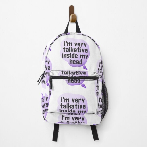 Item preview, I'm very talkative inside my head sticker by DozyJov designed and sold by DozyJov.