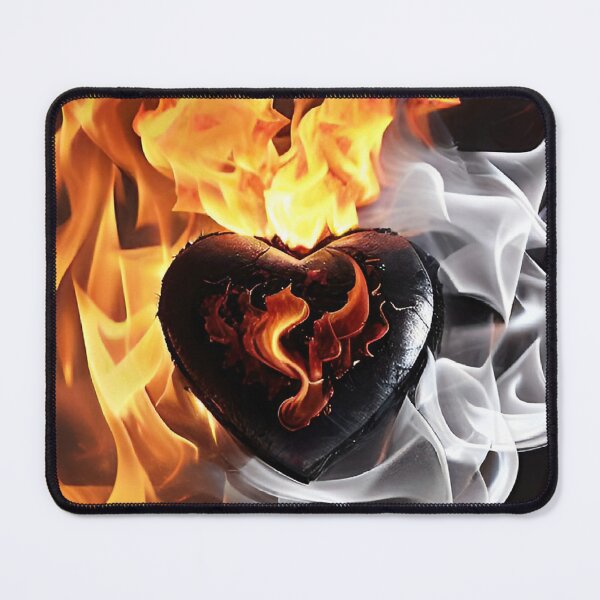 Item preview, Heart of stone amidst flames designed and sold by Rostislav Bouda.