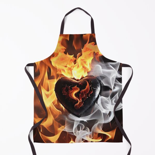 Item preview, Heart of stone amidst flames designed and sold by Rostislav Bouda.