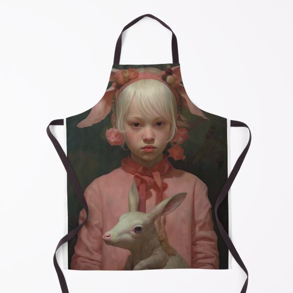 Item preview, Surreal Portrait Girl with Rabbit designed and sold by NBazilenco.