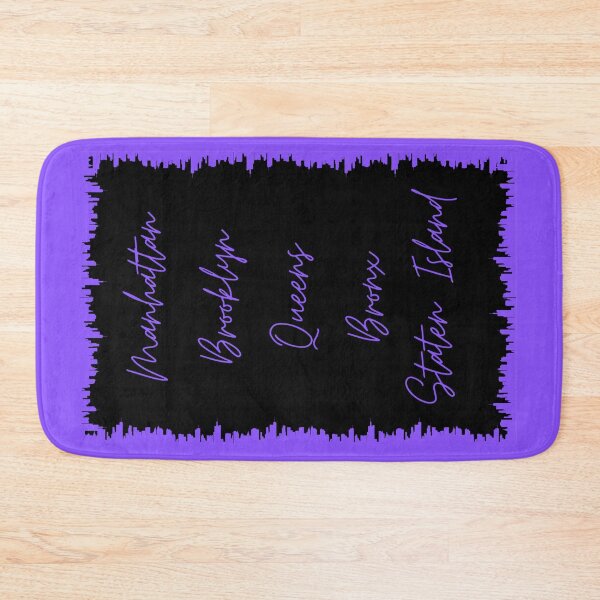 Item preview, NYC Skyline Aesthetic With 5 Boroughs - Purple designed and sold by PunjabanJatti.