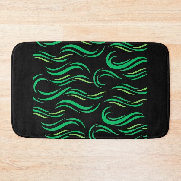 Item preview, waves pattern green designed and sold by Cactus202.