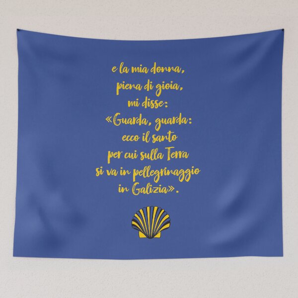 Item preview, Frase di Dante Alighieri sul Cammino di Santiago di Compostela designed and sold by cerpedani.