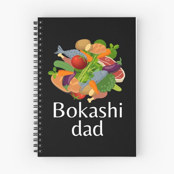 Item preview, Bokashi is composting for the real experts - dad white text designed and sold by Cosmos-as-Art.