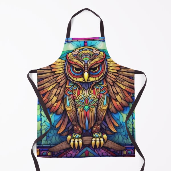 Item preview, Magical Stained Glass Owl Pattern designed and sold by Desfix.