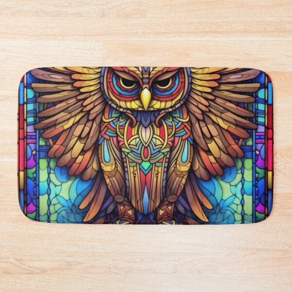 Item preview, Magical Stained Glass Owl Pattern designed and sold by Desfix.