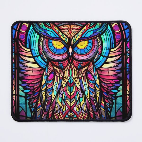 Item preview, Magical Stained Glass Owl Pattern designed and sold by Desfix.