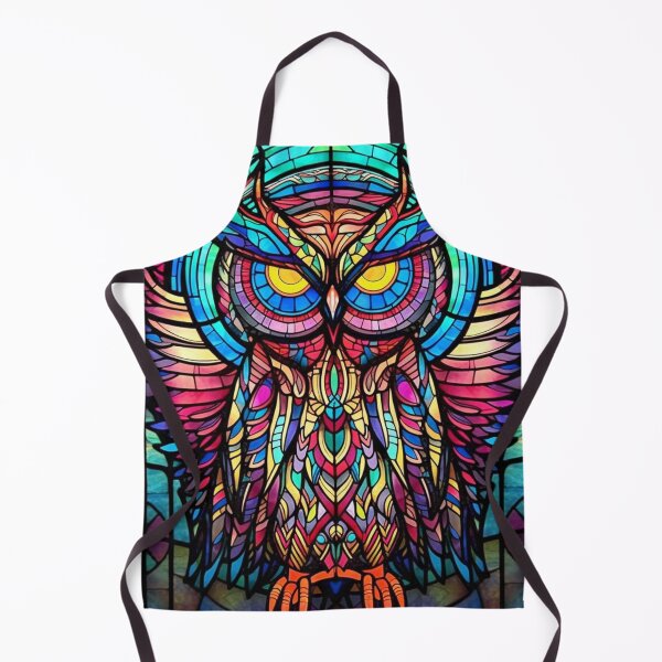 Item preview, Magical Stained Glass Owl Pattern designed and sold by Desfix.