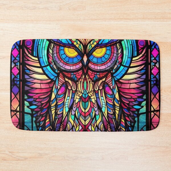 Item preview, Magical Stained Glass Owl Pattern designed and sold by Desfix.