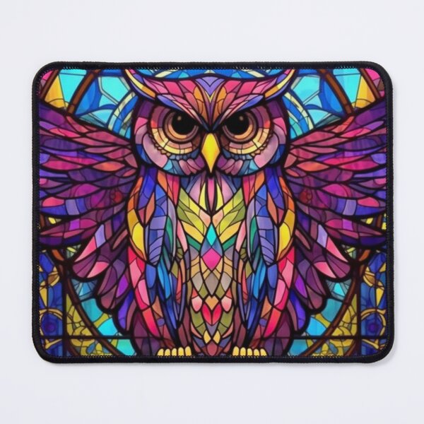 Item preview, Magical Stained Glass Owl Pattern designed and sold by Desfix.