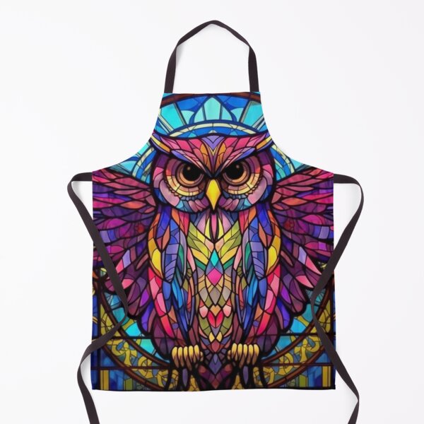 Item preview, Magical Stained Glass Owl Pattern designed and sold by Desfix.