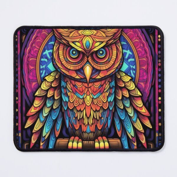 Item preview, Magical Stained Glass Owl Pattern designed and sold by Desfix.