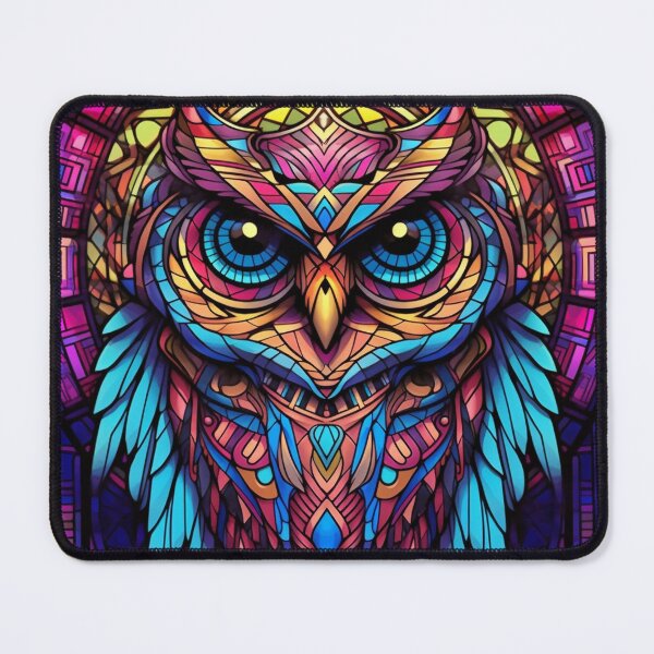 Item preview, Magical Stained Glass Owl Pattern designed and sold by Desfix.