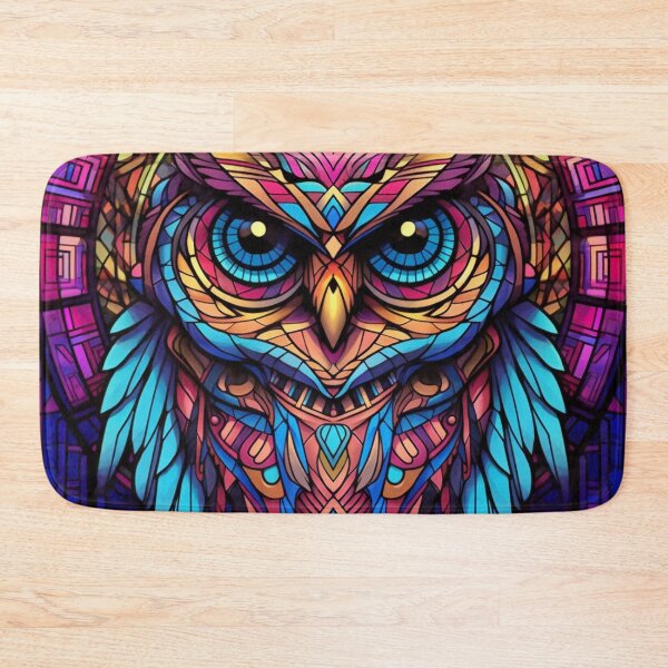 Item preview, Magical Stained Glass Owl Pattern designed and sold by Desfix.