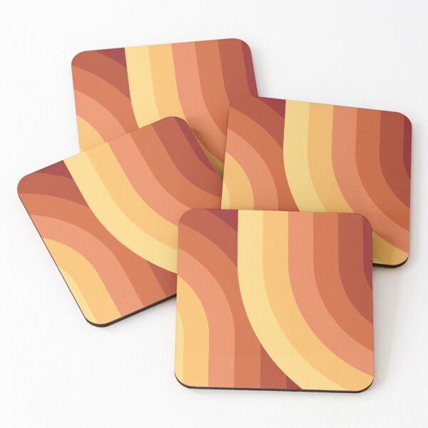 Item preview, Geometric Rainbow Pattern 9 in Terracotta Gold designed and sold by nineFlorals.