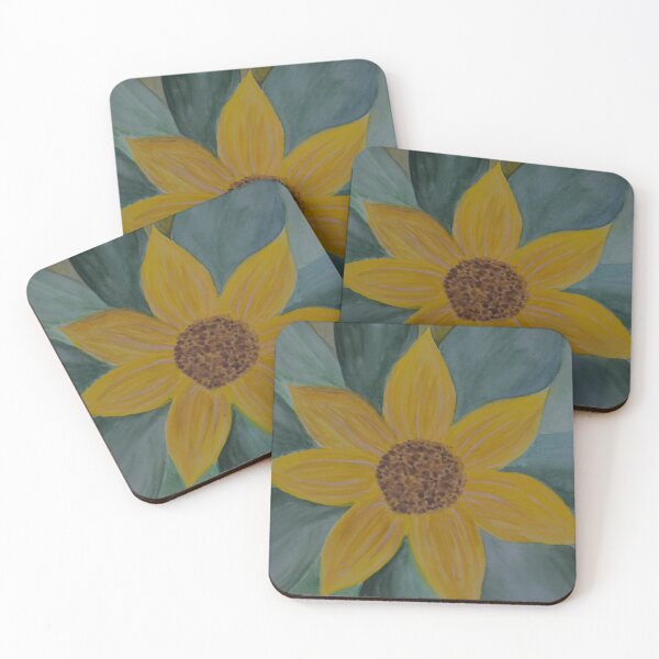 Item preview, Blooming Sunflower and Leaves Painting designed and sold by TheLastVerse.