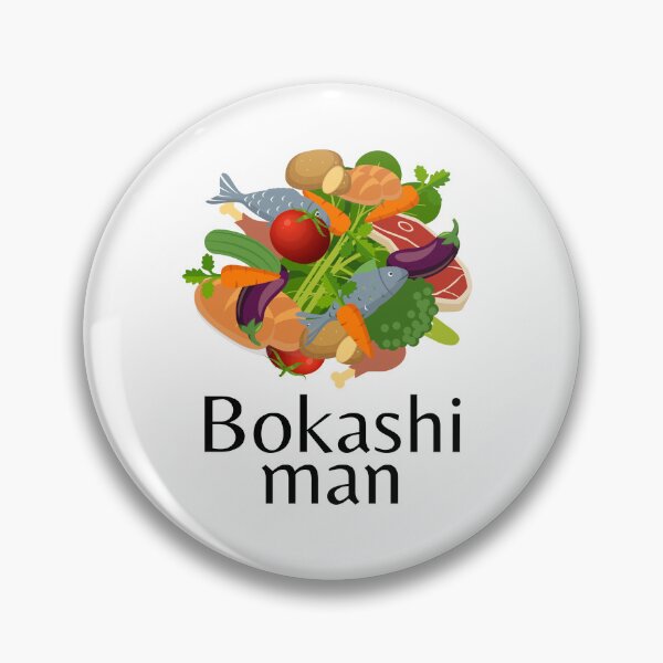 Item preview, Bokashi is composting for the real experts - man black text designed and sold by Cosmos-as-Art.