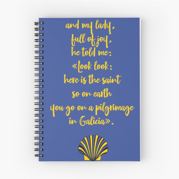 Item preview, quote from dante alighieri on the way to santiago de compostela designed and sold by cerpedani.