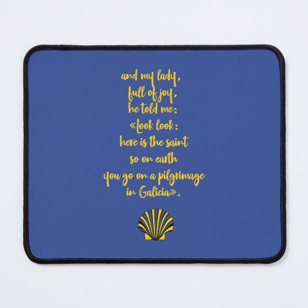 Item preview, quote from dante alighieri on the way to santiago de compostela designed and sold by cerpedani.