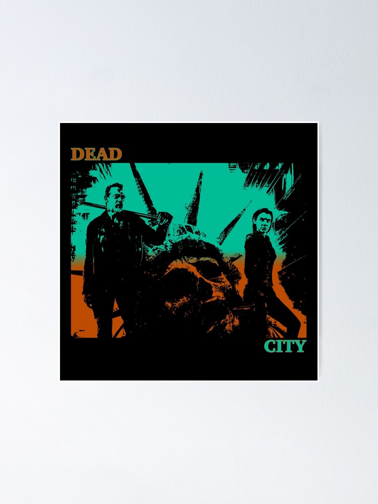 The Walking Dead Dead City A4 Glossy Poster 