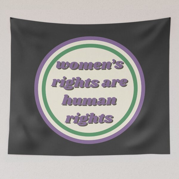 Item preview, Women’s Rights are Human Rights designed and sold by LoveLittleRobin.