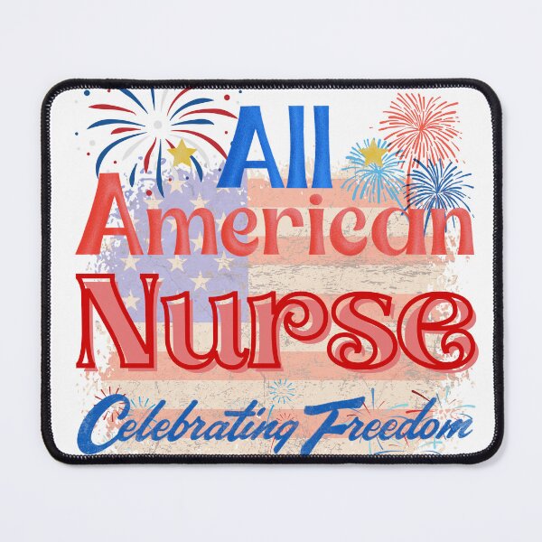 Item preview, 4th Of July, All American Nurse Celebrating Freedom, July 4th Nurse, Independence Day Gifts for Nurses designed and sold by ShopULove.