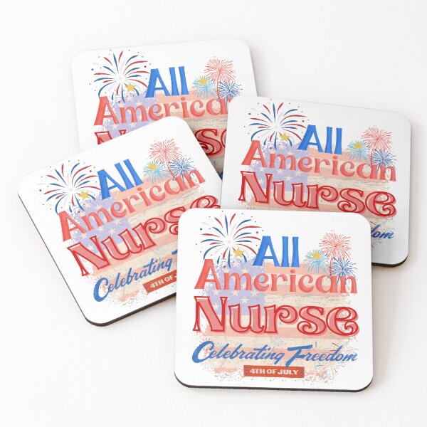 Artikelvorschau, 4th Of July, All American Nurse Celebrating Freedom, July 4th Nurse, Independence Day Gifts for Nurses entworfen und verkauft von ShopULove.