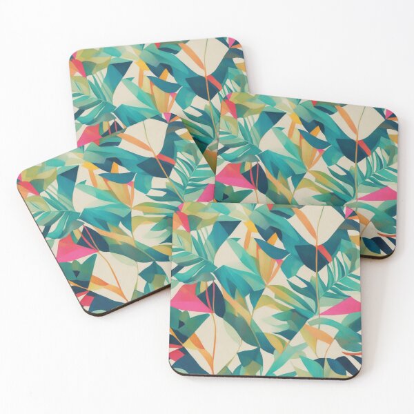 Item preview, Colorful Geometric tropical pattern 2023 designed and sold by alaasobhi.