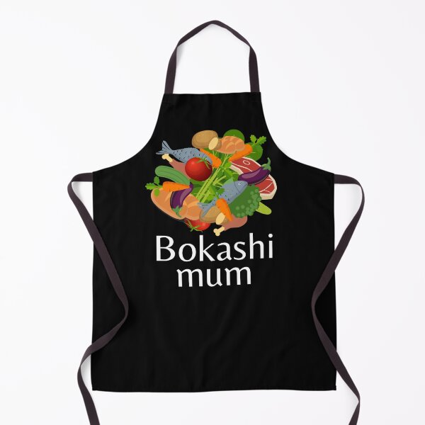 Item preview, Bokashi is composting for the real experts - mum white text designed and sold by Cosmos-as-Art.