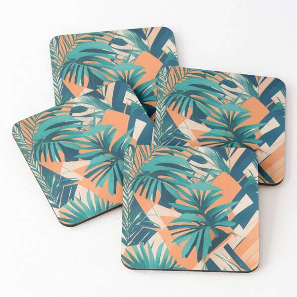 Item preview, Geometric tropical pattern 2023 designed and sold by alaasobhi.