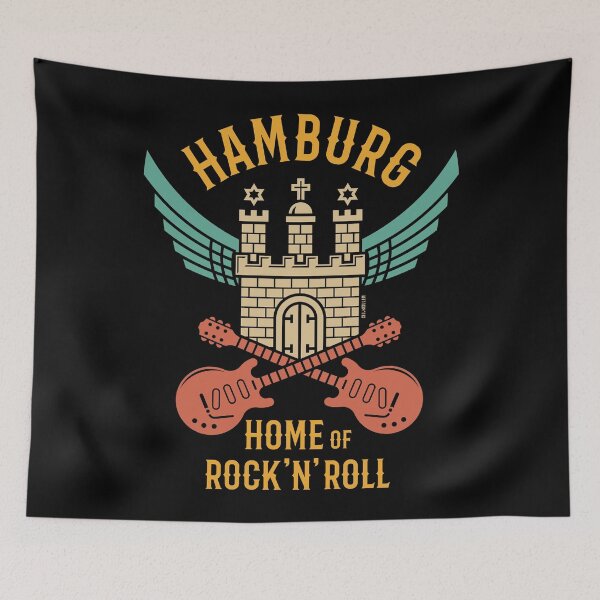 Item preview, Hamburg – Home Of Rock 'N' Roll (Rocker / 4C) designed and sold by Roderix.
