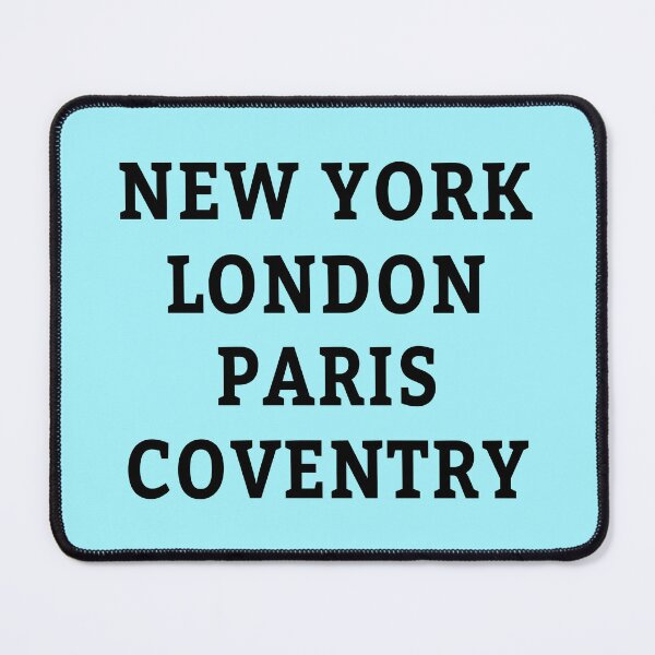 Item preview, New York, London, Paris, Coventry designed and sold by Jeallan Designs.