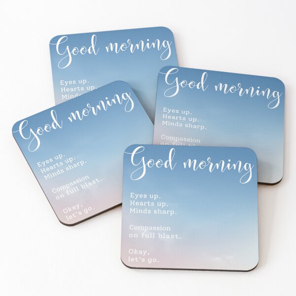 Item preview, Good Morning Quote - Morning sky designed and sold by lycreative.