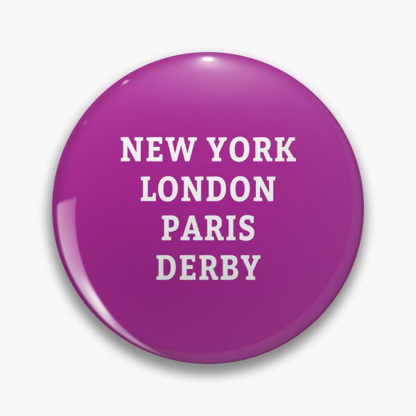 Item preview, New York, London, Paris, Derby designed and sold by Jeallan Designs.