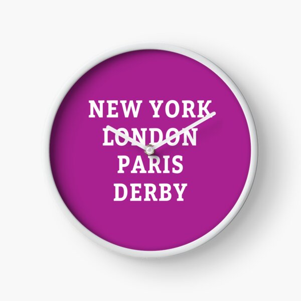 Item preview, New York, London, Paris, Derby designed and sold by Jeallan Designs.