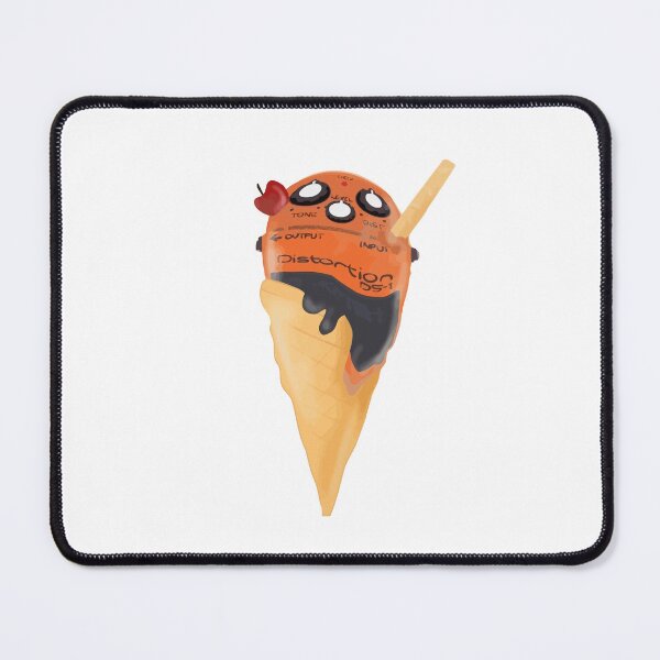 Item preview, Boss DS-1 Distortion Ice Cream Cone - Unique treat for music and ice cream lovers designed and sold by SketchyPedals.