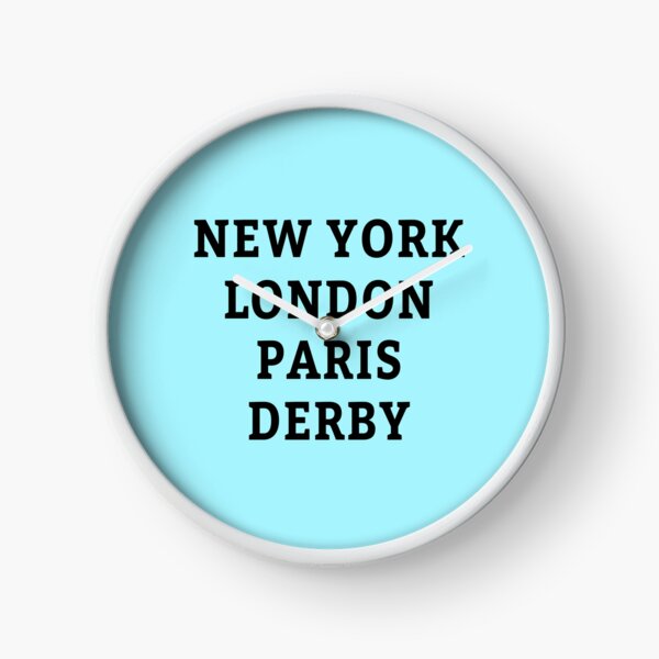 Item preview, New York, London, Paris, Derby designed and sold by Jeallan Designs.