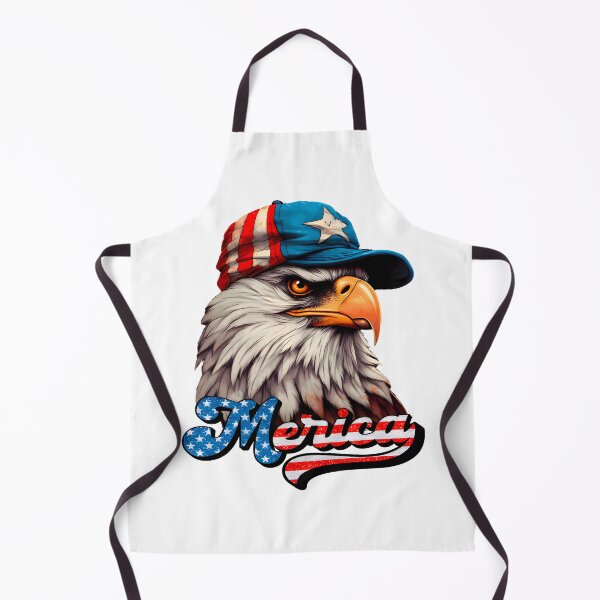 Item preview, Merica USA Flag Patriotic 4th of July Bald Eagle designed and sold by Oleh Mykhailenko.