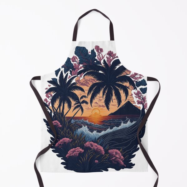 Item preview, Tropical sunset designed and sold by ArtCraftLab.