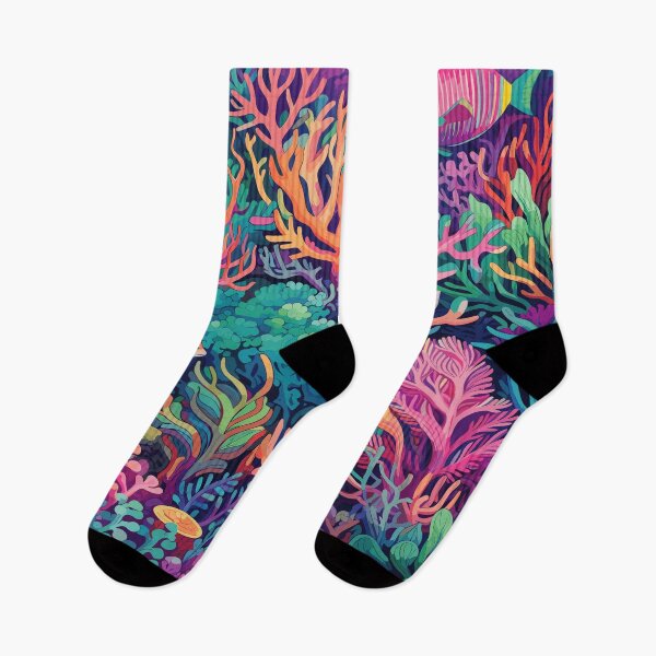 Item preview, a design with brightly colored corals designed and sold by ColorDesign38.