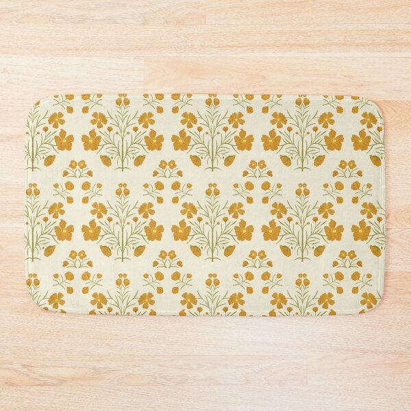 Artikelvorschau, Whimsical Budding Buttercup Florals on neutral background entworfen und verkauft von maddydoodlesoup.