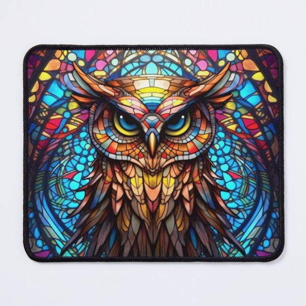 Item preview, Magical Stained Glass Owl Pattern designed and sold by Desfix.
