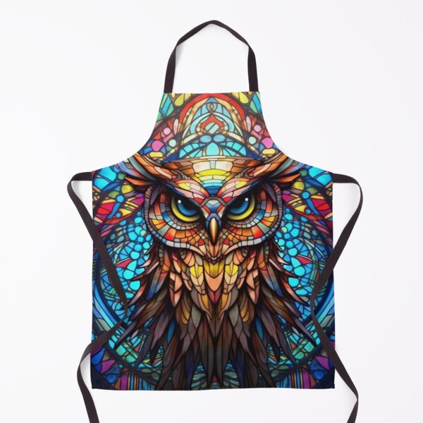 Item preview, Magical Stained Glass Owl Pattern designed and sold by Desfix.