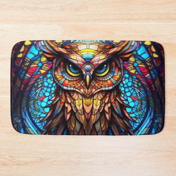 Item preview, Magical Stained Glass Owl Pattern designed and sold by Desfix.