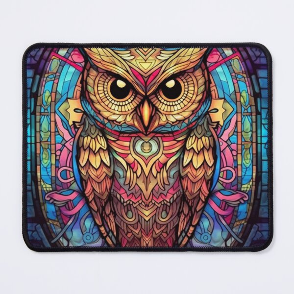 Item preview, Magical Stained Glass Owl Pattern designed and sold by Desfix.
