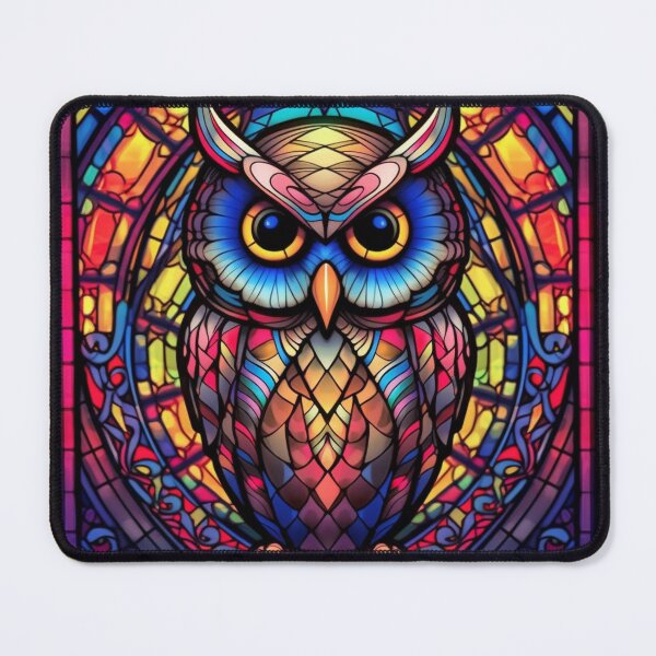 Item preview, Magical Stained Glass Owl Pattern designed and sold by Desfix.