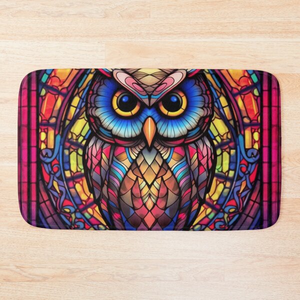 Item preview, Magical Stained Glass Owl Pattern designed and sold by Desfix.