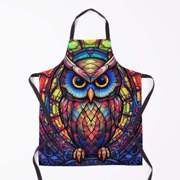 Item preview, Magical Stained Glass Owl Pattern designed and sold by Desfix.